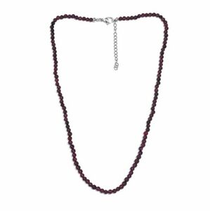 NWT, 50.0ctw, Natural, Untreated, Mozambique Red Garnet Beaded Necklace